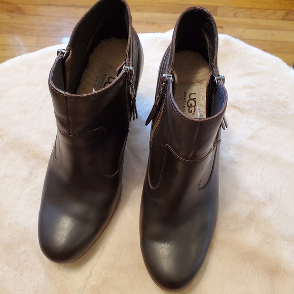 UGG Australia Brown Meredith boots SZ 8.5 - Picture 6 of 7